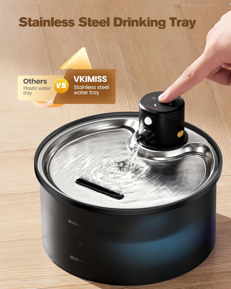 New Cat Water Dispenser Automatic Filter Circulating Running Water Silent Filter element Filter Smart Pets Drinker