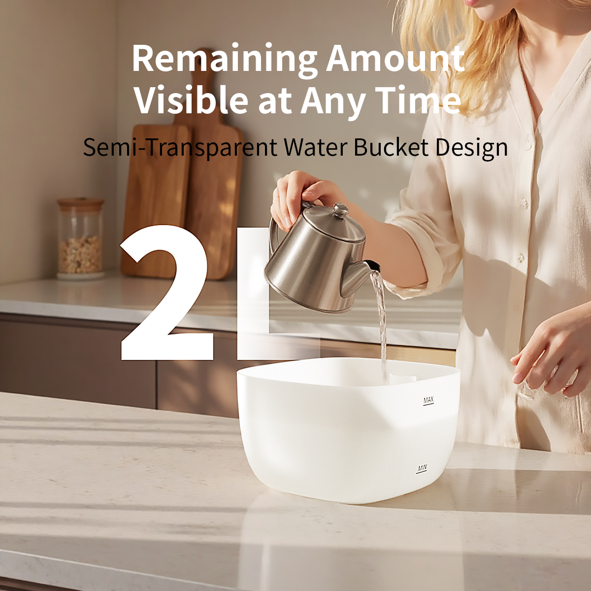 Petwant Cat Water Fountain 2L 360° Waterfall Shower Head 4-layer Filtration Ultra-quiet Water Pump Automatic Water Feeder