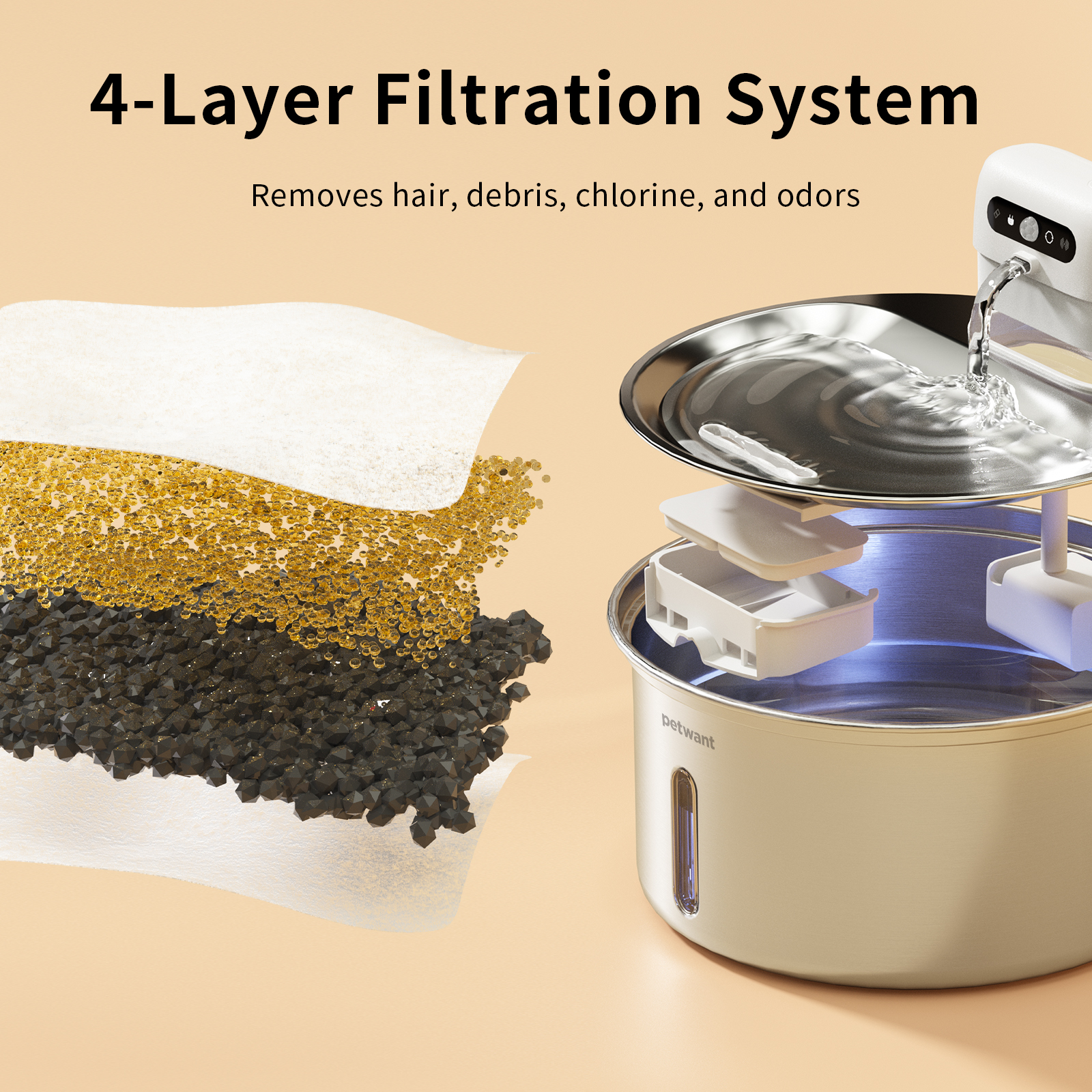 Automatic Portable Cat Fountain Water Drinking Feeder Electric Pet Cat Water Bowl Pet Bowls & Feeders