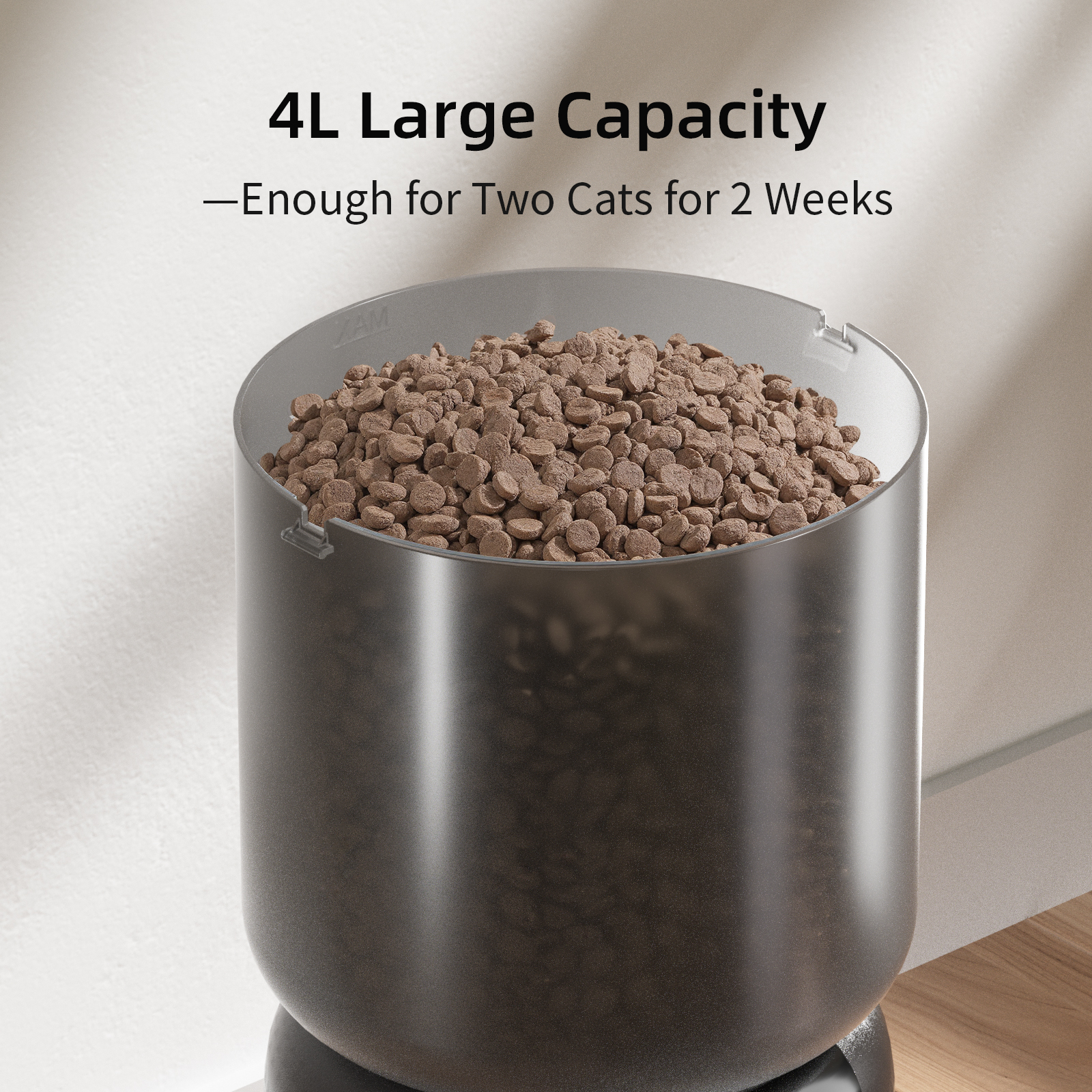 Factory Cat Dog 4L Feeder WiFi APP Remote Control Timed Smart Automatic Pet Feeder for Dogs Cats