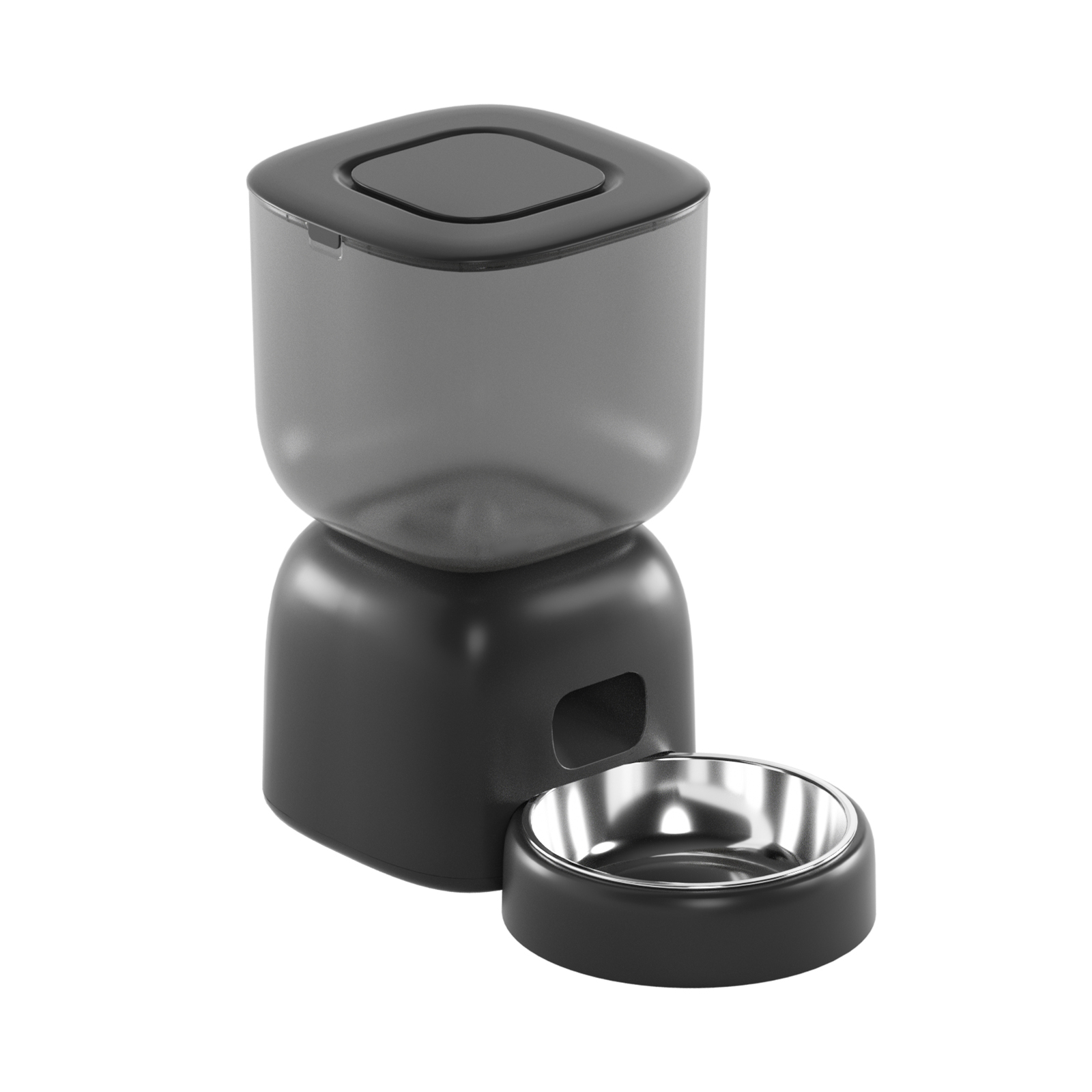 Petwant Automatic Pet Feeder 1-4 Meals Timed Precise Food Portion Control Customized 10s Voice Record Smart Cat Food Dispenser