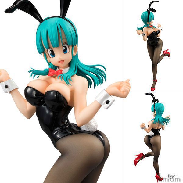 Esywsad Dragon Ball Z Bunny Girl Sexy Bulma Figure