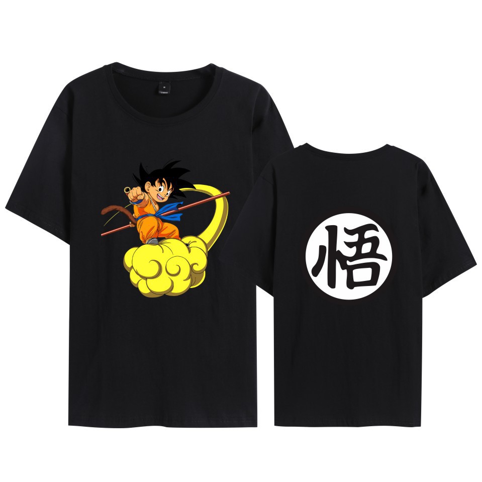 Dragon Ball Little Goku Somersault Cloud Printing Shirt