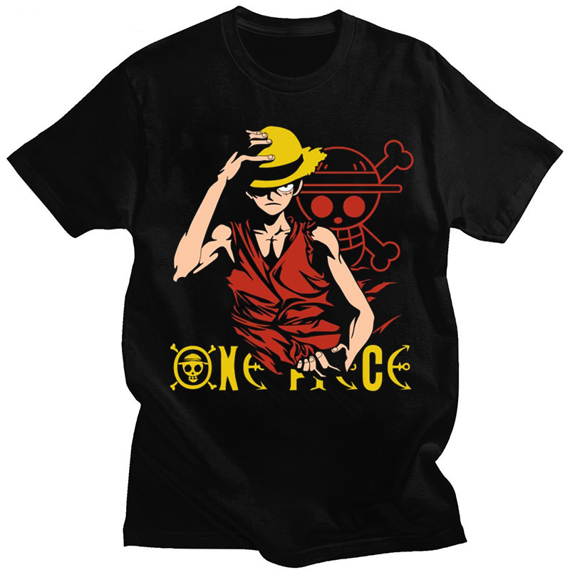 Japan Anime One Piece Monkey D. Luffy Printing Shirt