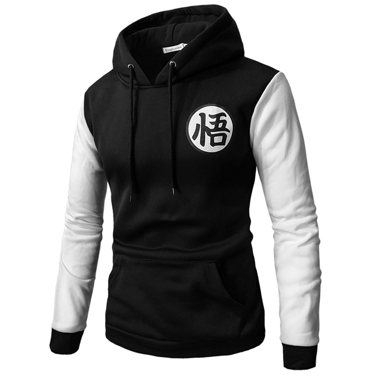 Dragon Ball Letter 悟 Printing Hoodies Coat America Size