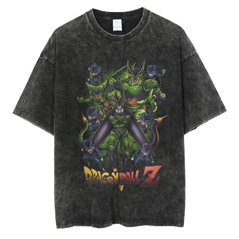 Retro Dragon Ball Z Cell Printing Shirt