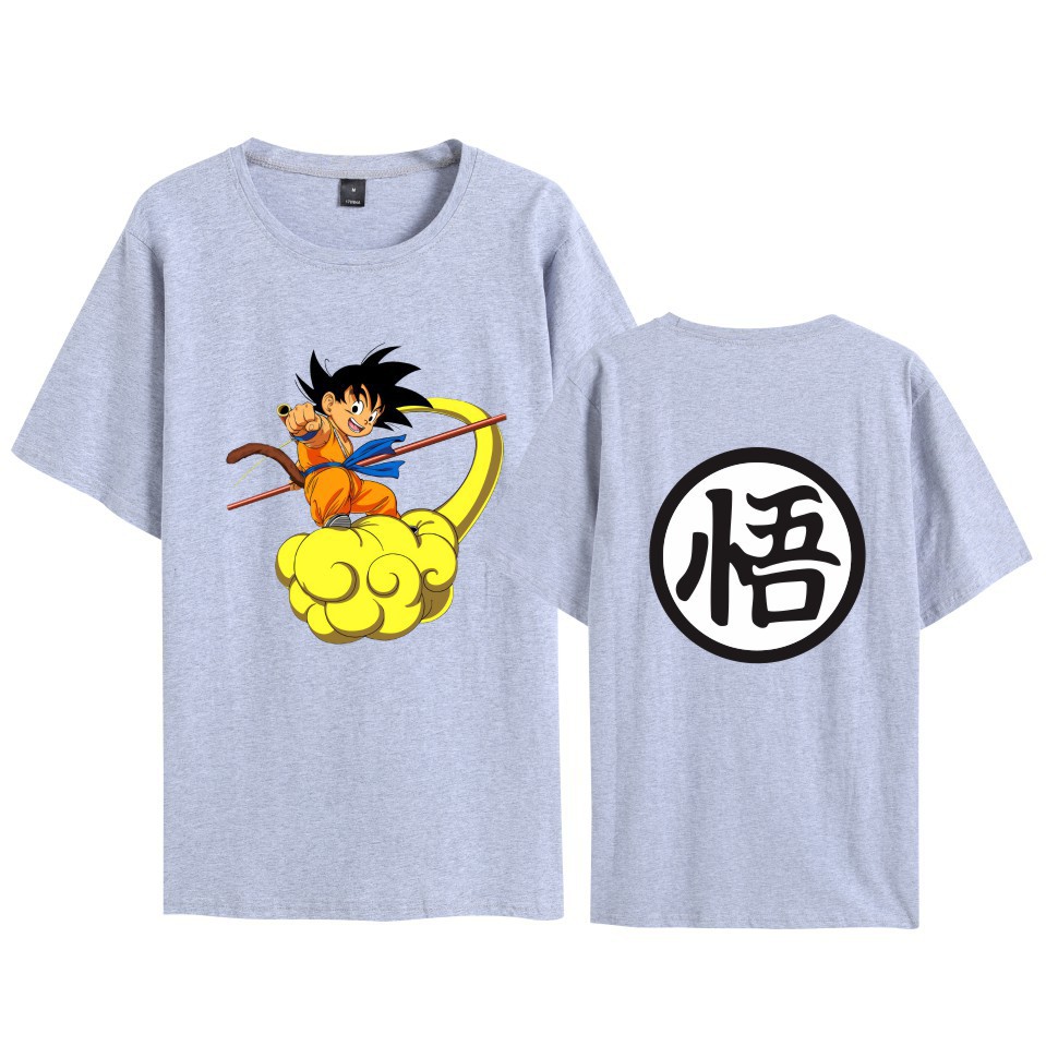 Dragon Ball Little Goku Somersault Cloud Printing Shirt