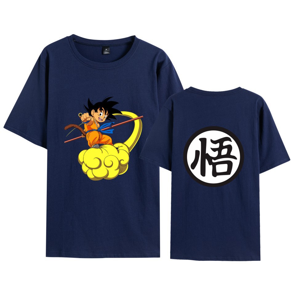 Dragon Ball Little Goku Somersault Cloud Printing Shirt