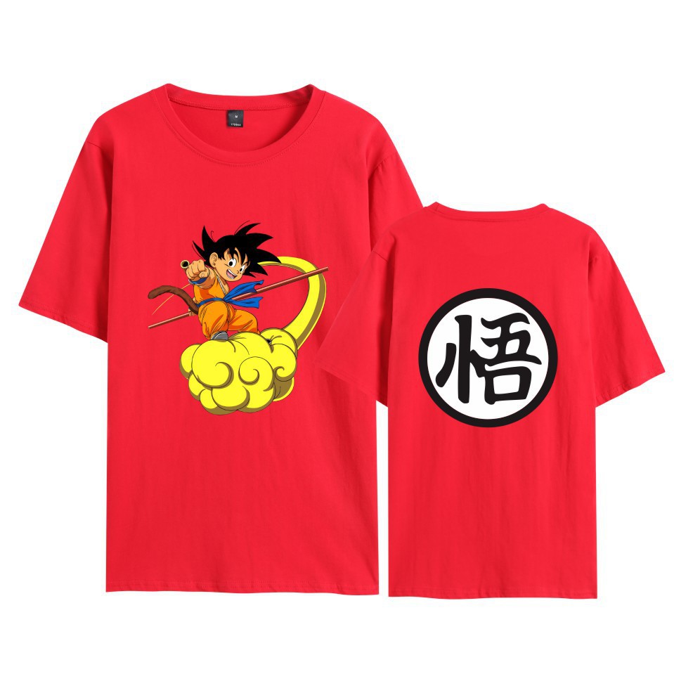 Dragon Ball Little Goku Somersault Cloud Printing Shirt