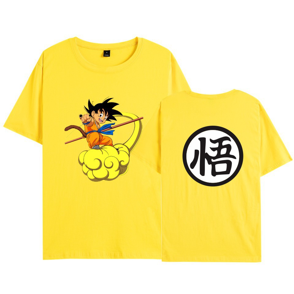 Dragon Ball Little Goku Somersault Cloud Printing Shirt