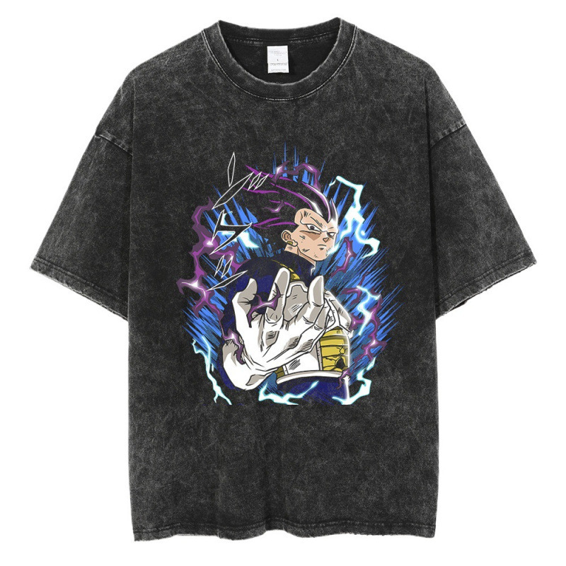 Fridayanime Retro Dragon Ball Z Vegeta Printing Shirt