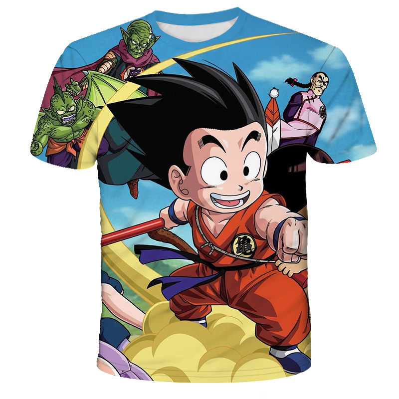 [Copy]Fridayanime DBZ Little Torankusu Printing Shirt For kids