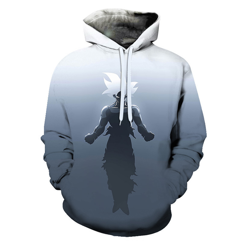 [Copy]Fridayanime Dragon Ball Z Little Goku 亀 Printing Blue Hoodies For Kids