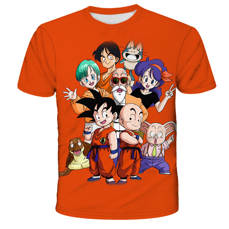 Dragon Ball Z Little Torankusu Printing Shirt For kids