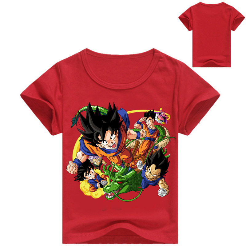 Fridayanime DBZ Little Torankusu Printing Shirt For kids