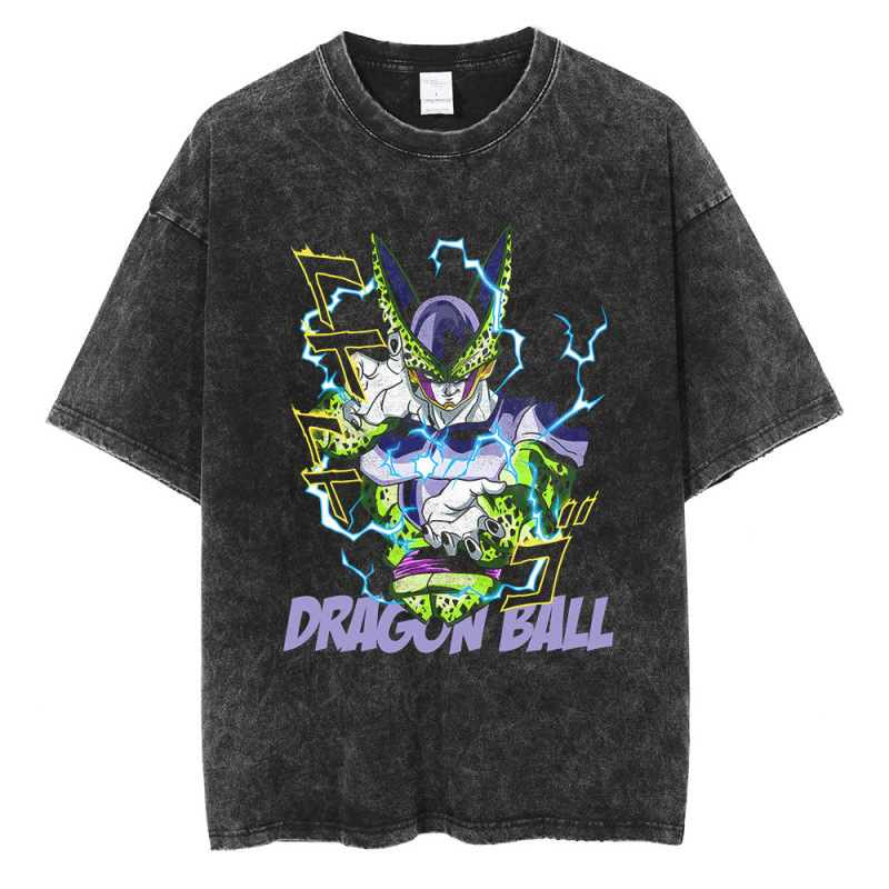Retro Dragon Ball Z Cell Printing Shirt