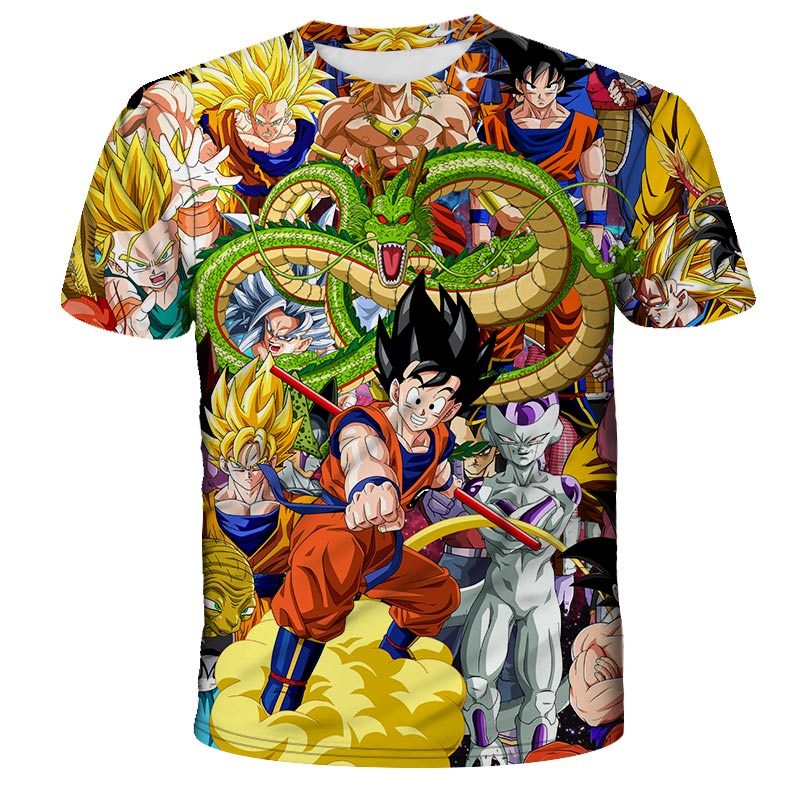 Japan Anime Dragon Ball Son Goku Printing Shirt