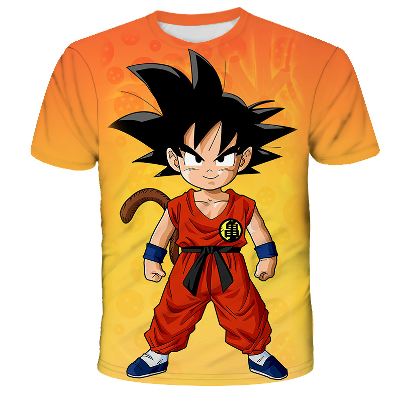 Dragon Ball Z Little Son Goku Printing Shirt
