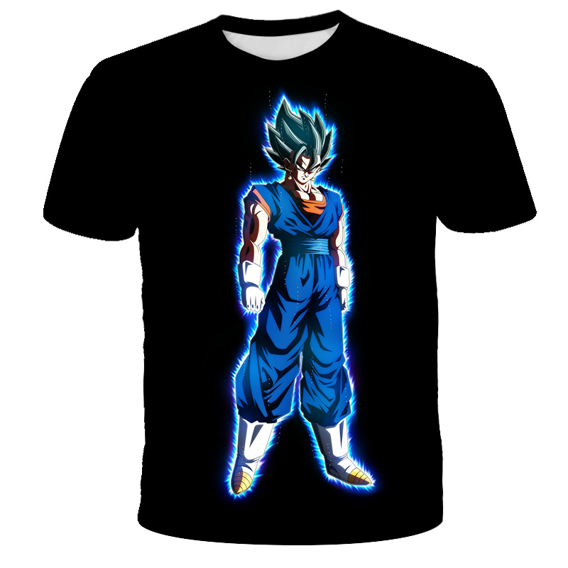 DBS Super Saiyan God Blue Goku Printing Shirt
