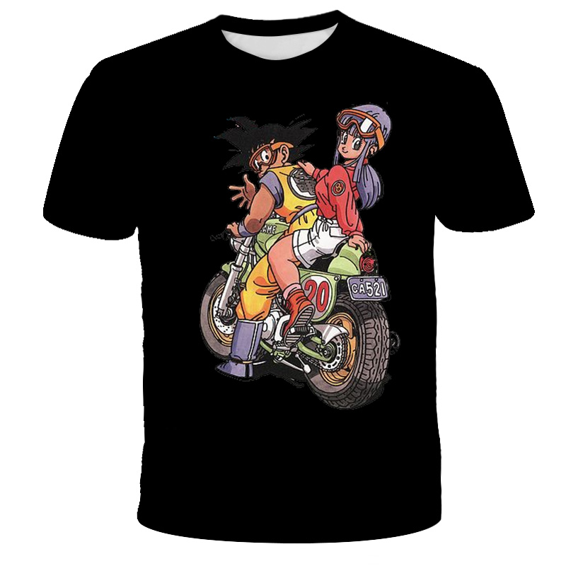 Dragon Ball Z Goku Bulma Printing Shirt