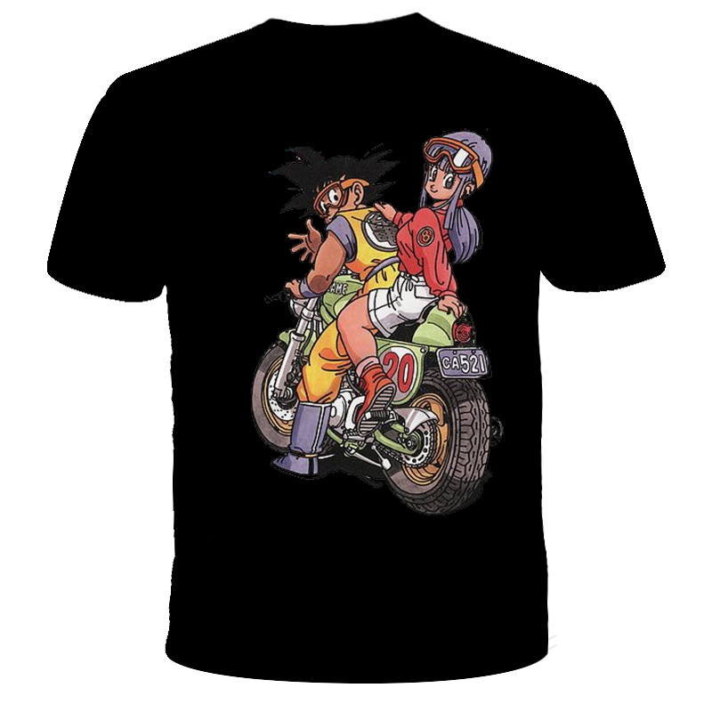Dragon Ball Z Goku Bulma Printing Shirt