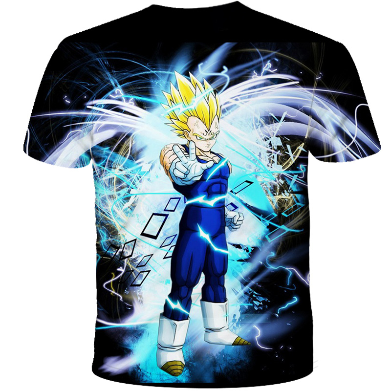 Dragon Ball Z Vegeta Combat Printing Shirt