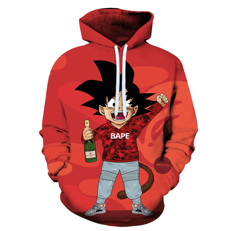 Dragon Ball Z Little Goku Hoodies Sweatshirt