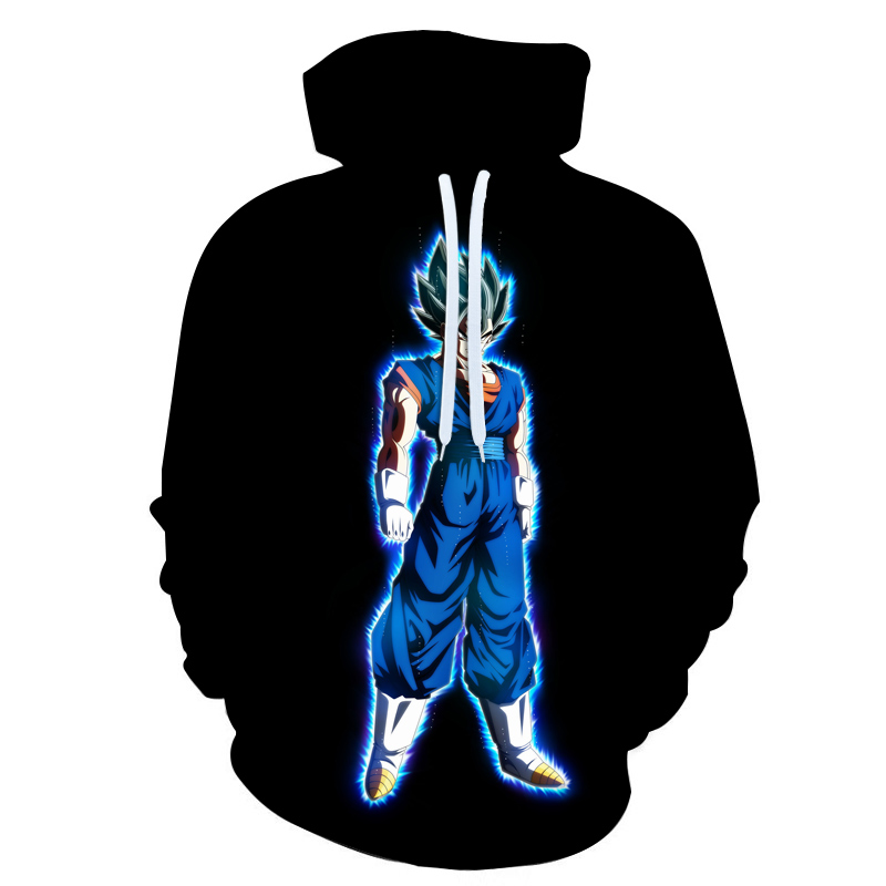 Dragon Ball Super Saiyan God Blue Goku Hoodies 