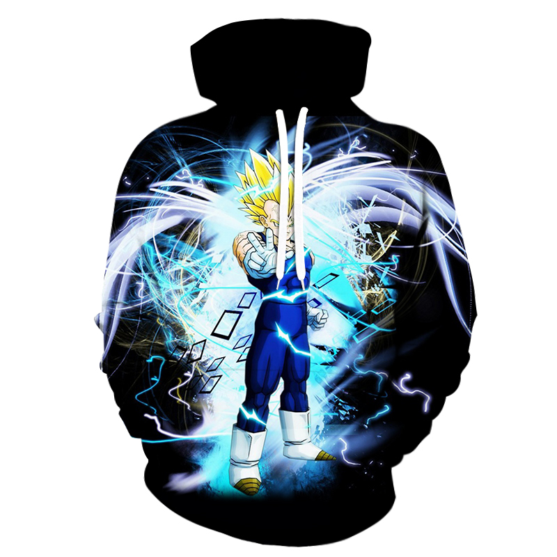 Dragon Ball Z Vegeta Combat Printing Hoodies