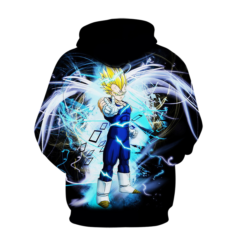 Dragon Ball Z Vegeta Combat Printing Hoodies