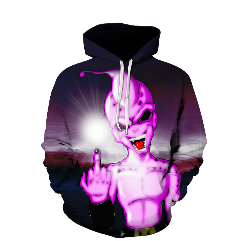 [Copy][Copy][Copy]Fridayanime Dragon Ball Z Little Goku 亀 Printing Blue Hoodies For Kids