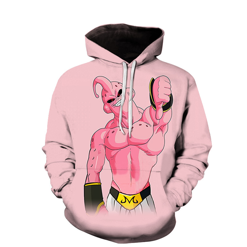 [Copy][Copy]Fridayanime Dragon Ball Z Little Goku 亀 Printing Blue Hoodies For Kids