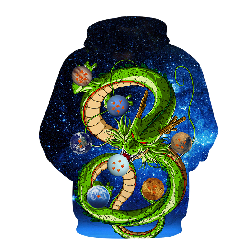 [Copy][Copy][Copy][Copy]Fridayanime Dragon Ball Z Little Goku 亀 Printing Blue Hoodies For Kids