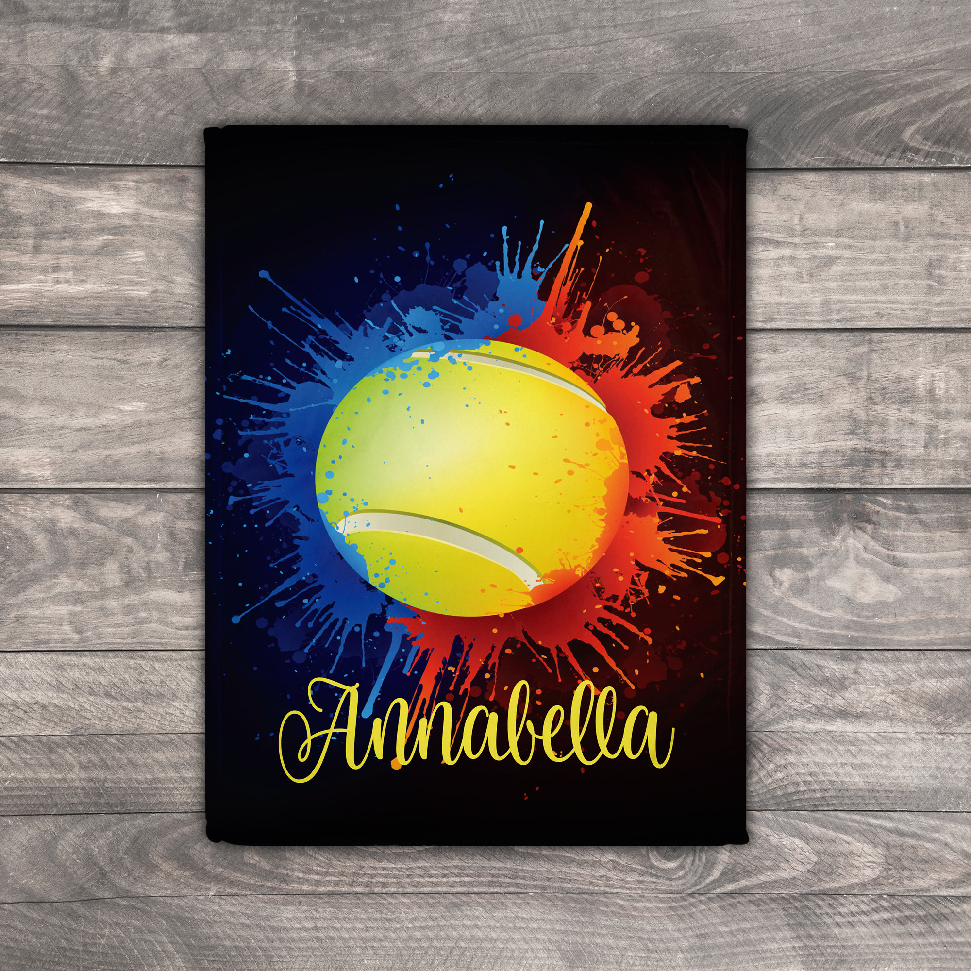 Personalized Lovely Kid Soccer Ball Blanket For Comfort & Unique|BKKid39