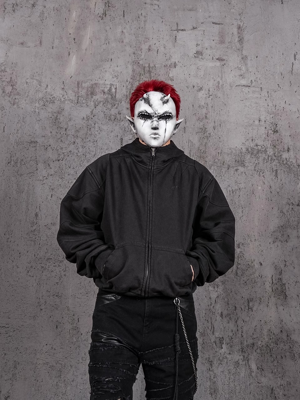 UNDERWATER Fallen Armor Zip-up Hoodie