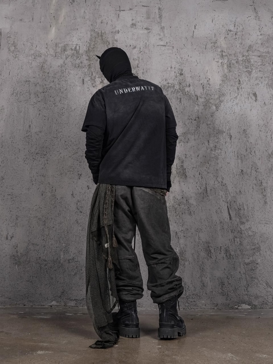 UNDERWATER Faded Curse Pocket Tee