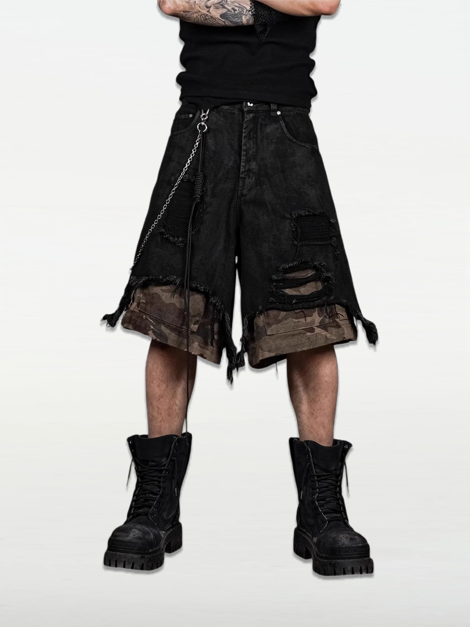 Dual-layer Cargo Shorts