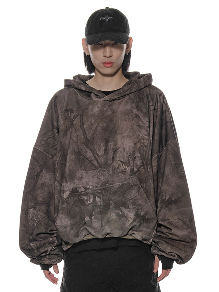 FORESTCAMO Camo Print Cotton Jacket