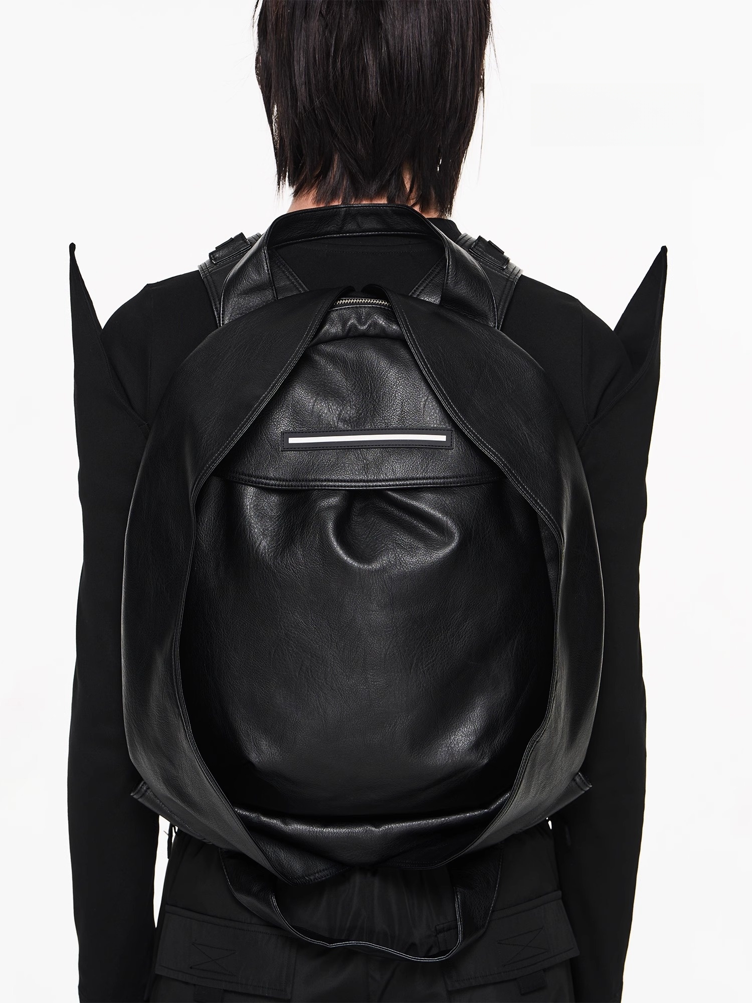 BLINDNOPLAN 23AW Foldable backpack双形态飞褊工装皮质背包