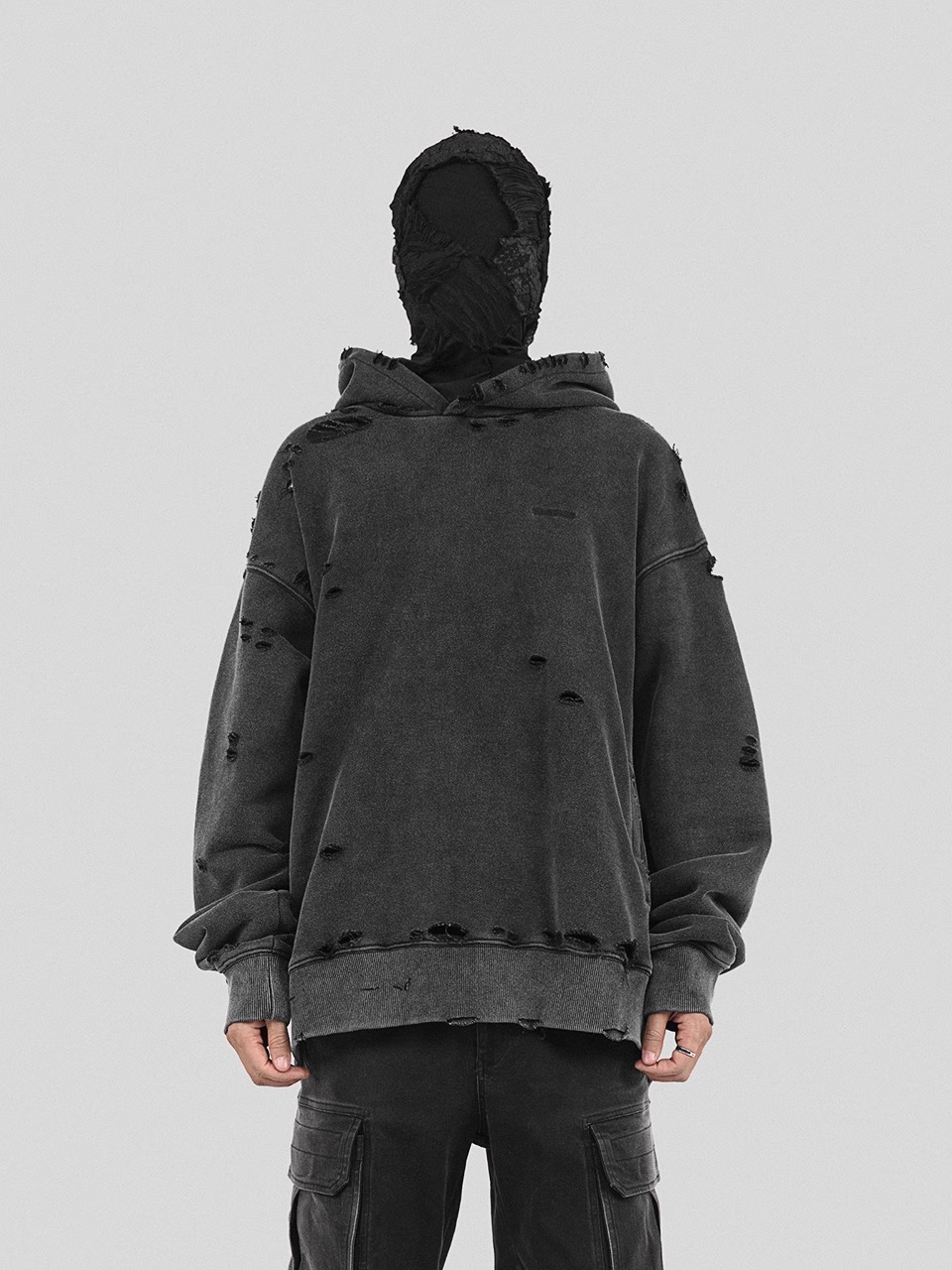 UNDERWATER AW23 DAMAGED FADED HOODIE