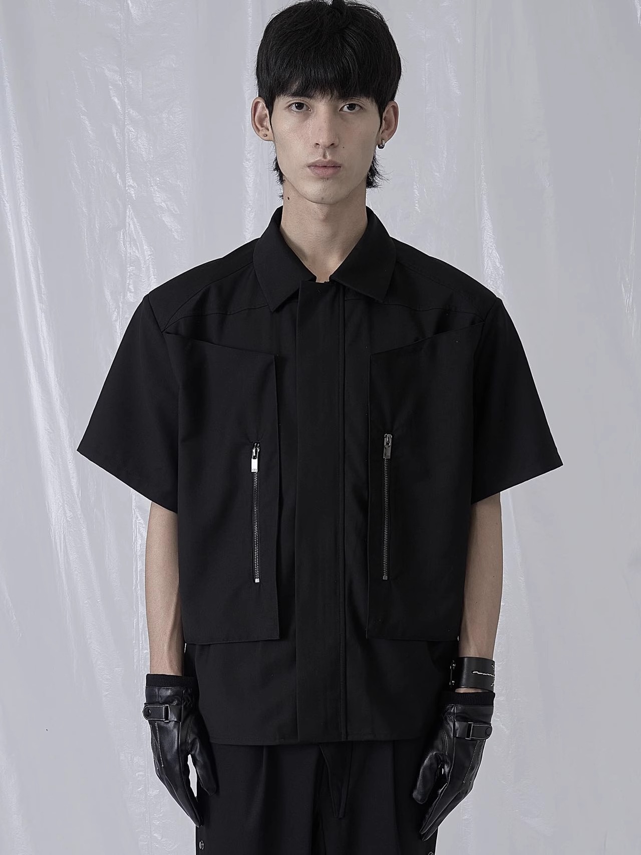 RVANGUARD 22SS STRUCTURED CUT PADDED SHOULDER SHIRT