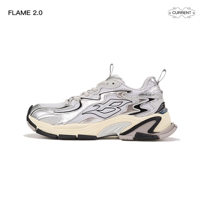 BLINDNOPLAN FLAME 2.0 Metallic Silver Sneakers