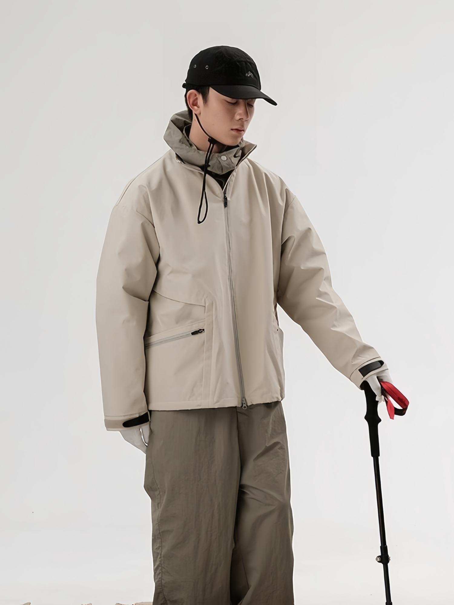 HALCYON 22AW Zip-Up Coach Jacket