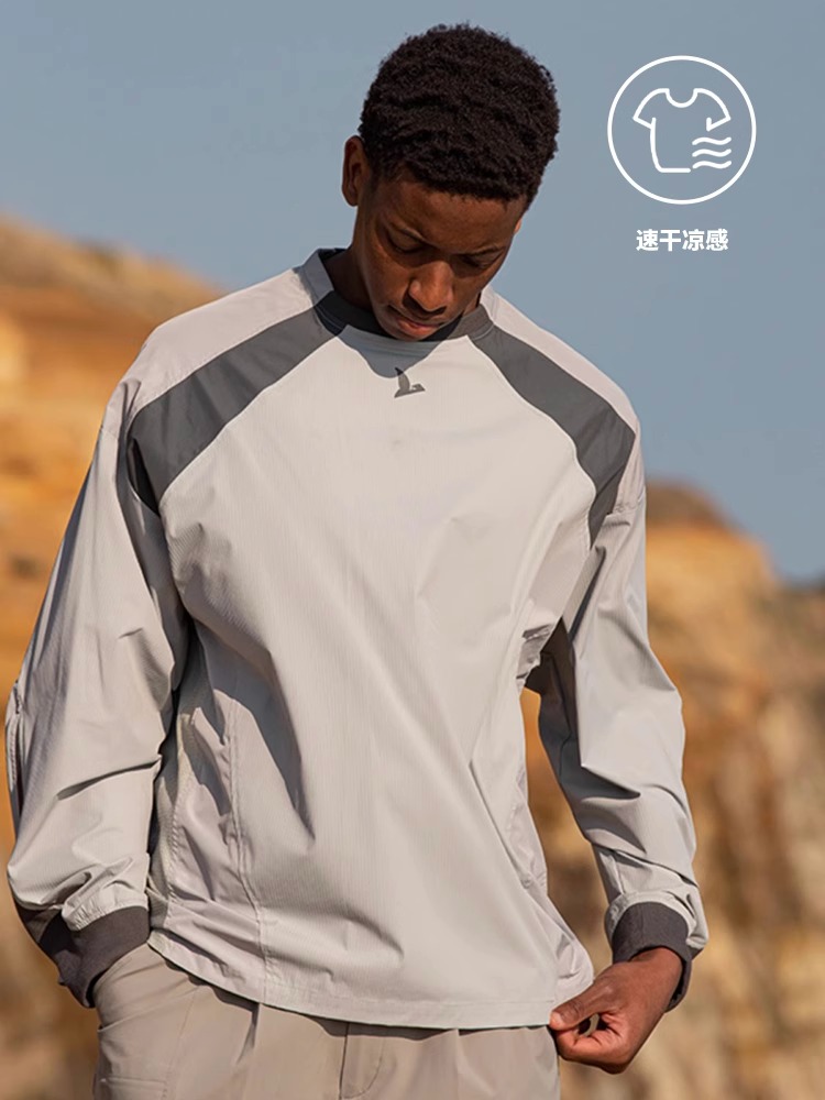 HALCYON 23SS Structured Panelled Long Sleeve Jersey