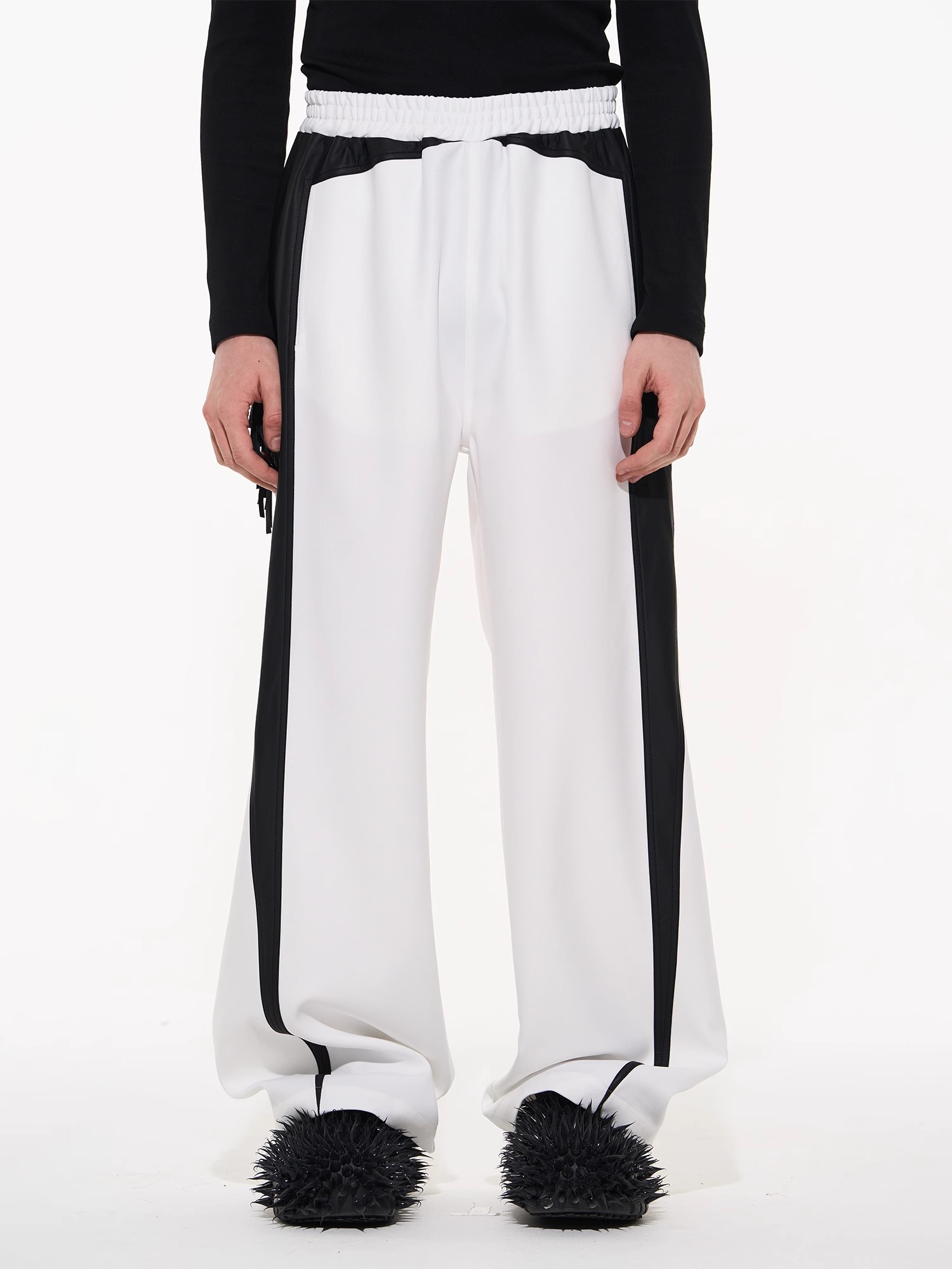 BLINDNOPLAN 24SS Tassel Patchwork 'E' Style Sports Pants [Limited]