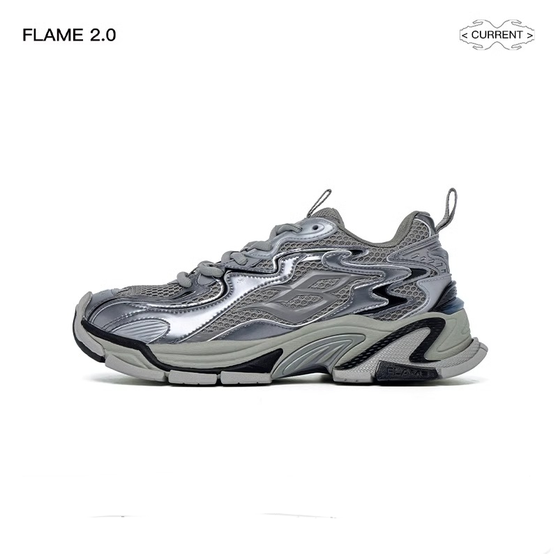 BLINDNOPLAN FLAME 2.0 Silver Gray Sneakers
