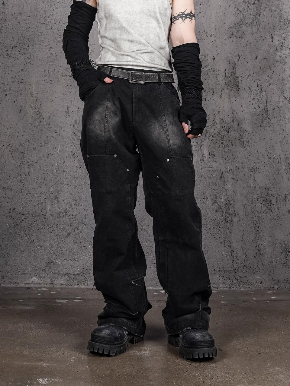 UNDERWATER Deconstructed Distressed Canvas Cargo