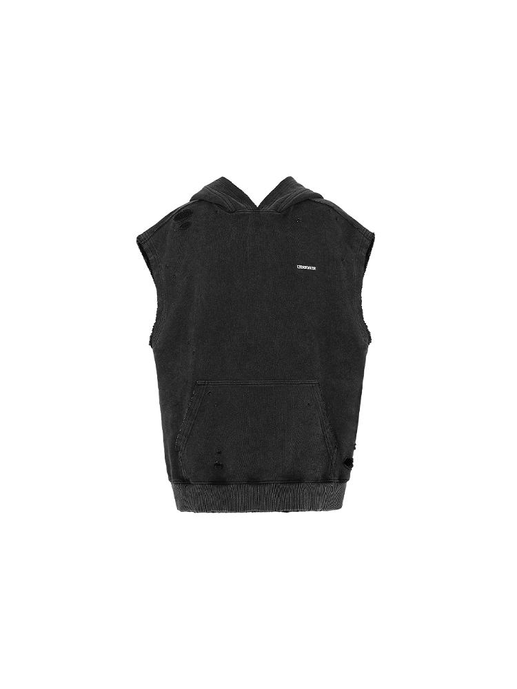 UNDERWATER Faded Spliced Hoodie