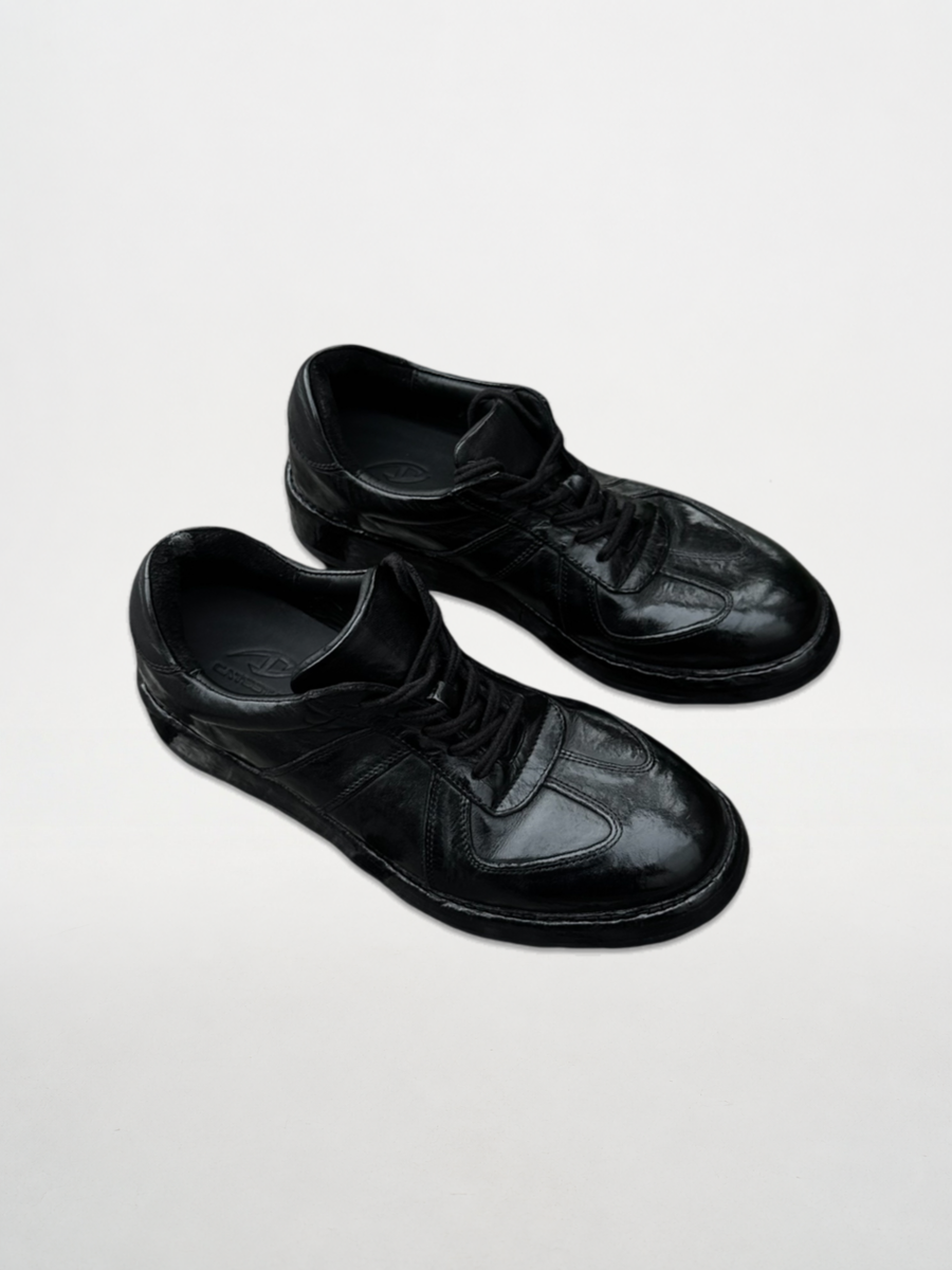 Black Domain Washed Horsehide German Army Trainer