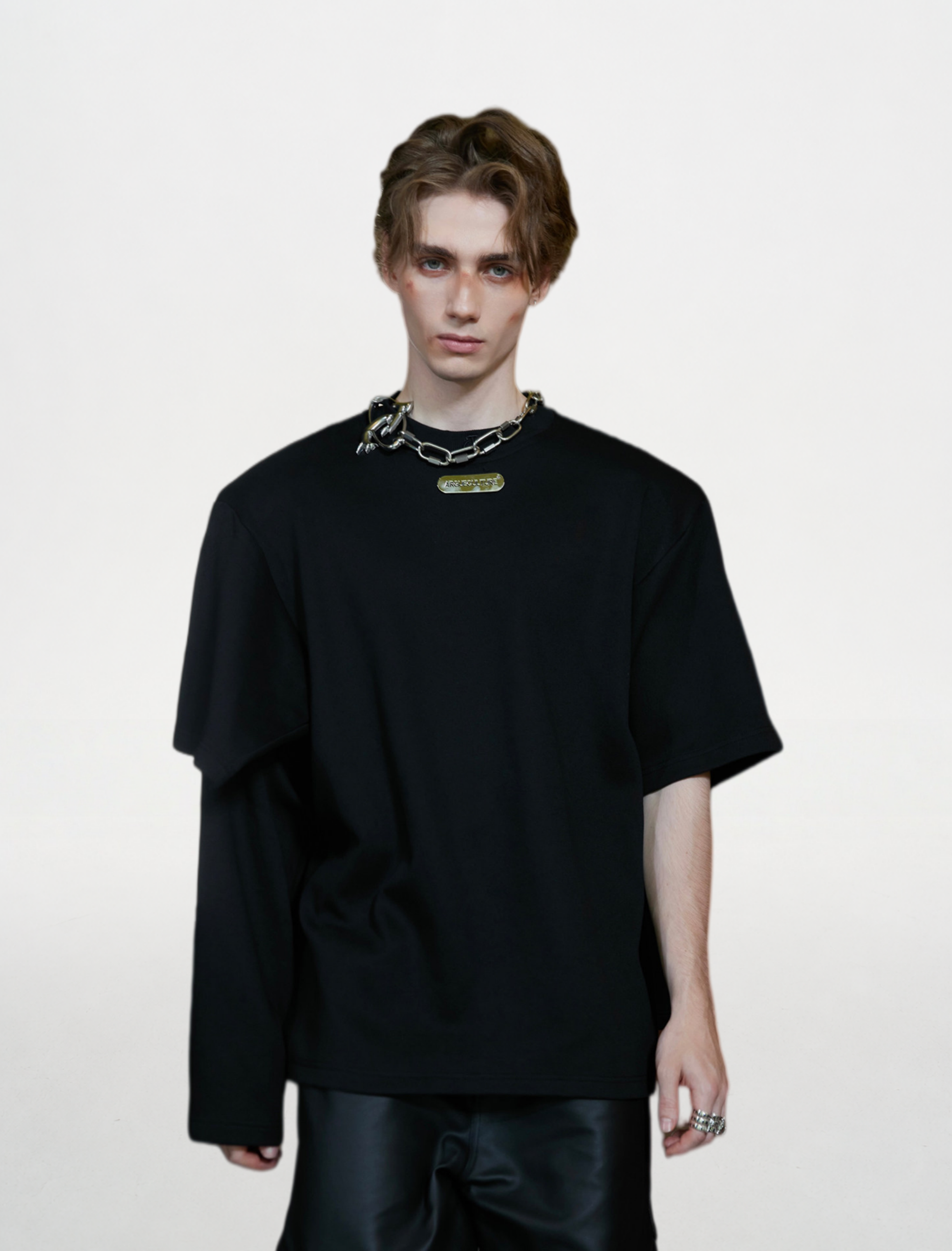 Deconstructed Color-Block Patchwork Sweatshirts
